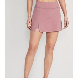 Old Navy Extra High-Waisted PowerChill Skort Lark Active‎ Go-Dry Size XL